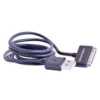 RS 4-FOOT 30 PIN-TO-USB SYNC CABLE (BLACK)