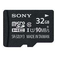 SONY UHS-I CLASS 10 MICROSD CARD WITH SD CARD ADAPTER - 16GB