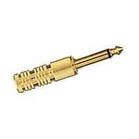 1/4 inch gold audio connector 274-0867