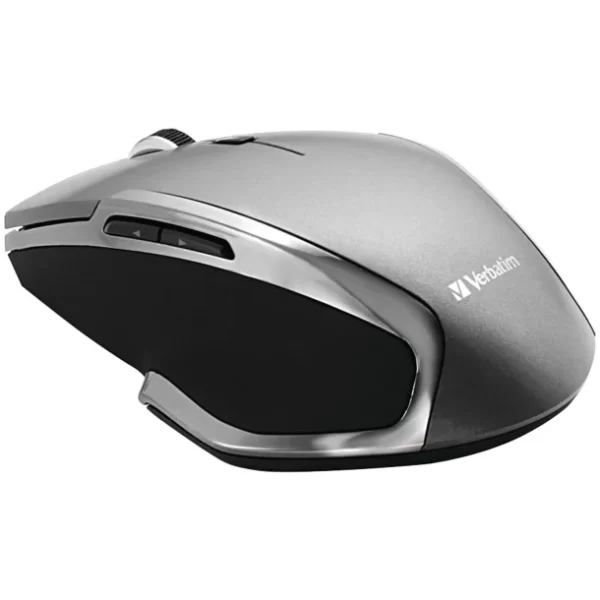 Cordless Blue-LED Deluxe Notebook Mouse, Ergonomic, 6 Buttons, 2.4 GHz (Graphite) - Image 3