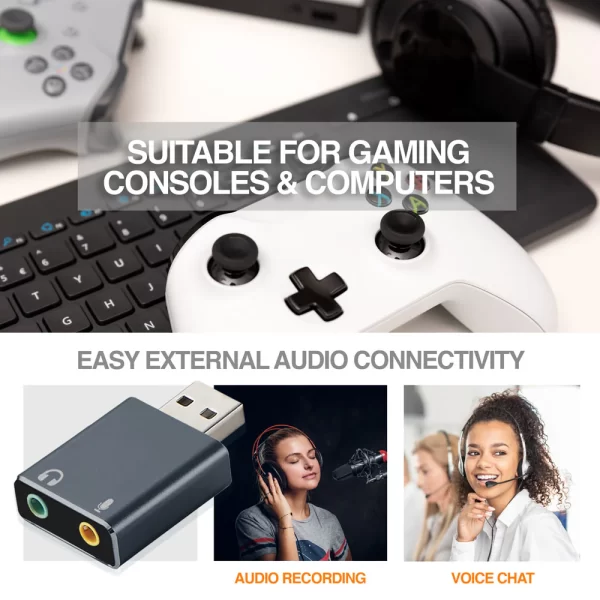 USB 2.0 Stereo Sound Adapter - Image 3