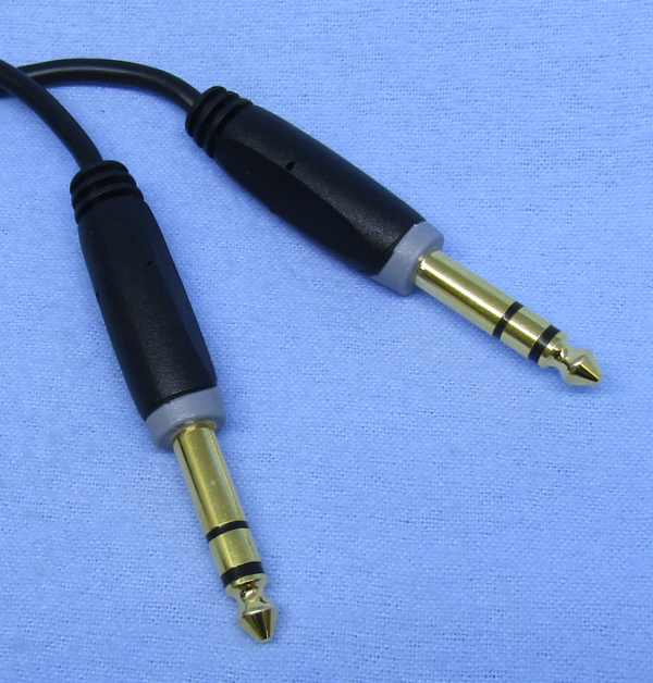Audio Cable - 1/4" Stereo Male to 1/4" Stereo Male (12 ft.)
