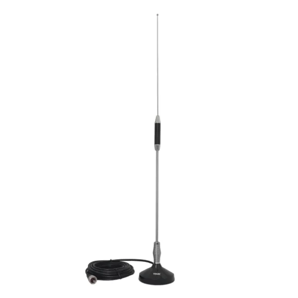 Tram Center-Load Stainless Steel Whip CB Magnet-Mount Antenna Kit