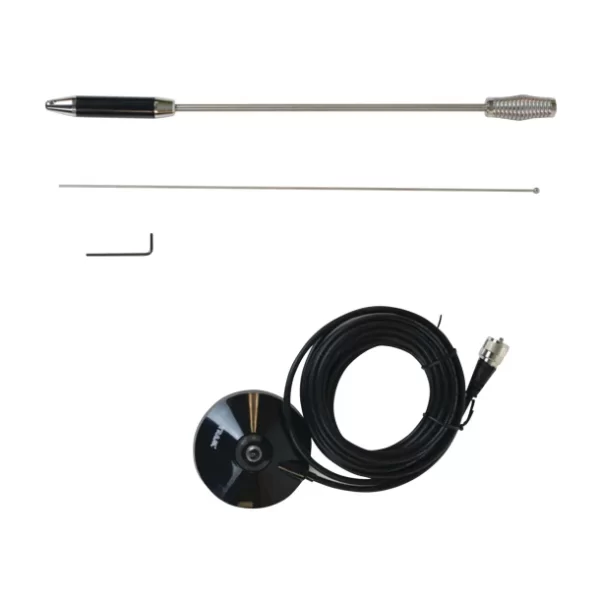 Tram Center-Load Stainless Steel Whip CB Magnet-Mount Antenna Kit - Image 4