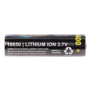 Ultralast 3,400 mAh 18650 High Capacity Li-Ion Battery (Single Pack)