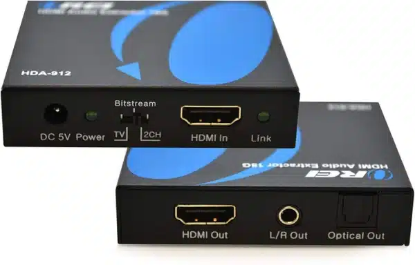HDMI 4K Audio Extractor Converter - SPDIF + 3.5mm Output - Image 3