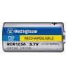 RCR123A / 16340 3.7V Rechargeable Lithium-Ion Battery – 750mAh