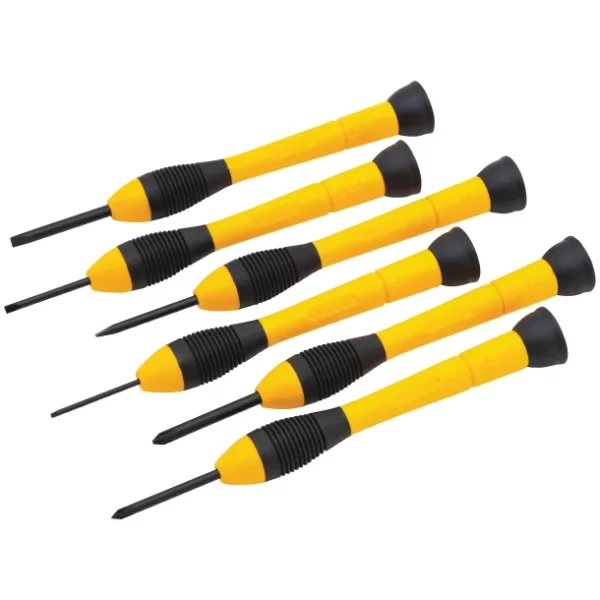 6-Piece Precision Screwdriver Set with Storage Case