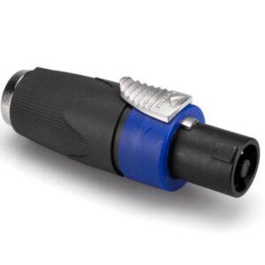 1/4 in. TS to speakON Adapter – Unbalanced to speakON
