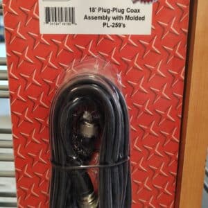 18 ft. RG58 Coaxial Cable with PL-259 to PL-259 Connectors