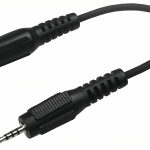 2.5mm 4-Conductor Male to 3.5mm 4-Conductor Female Audio Cable – 6 Inch