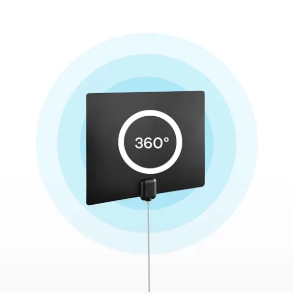 One For All Ultra-Thin Amplified Indoor HDTV Antenna – Up to 60-Mile Range (Model 15584) - Image 5