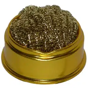 Solder Tip Cleaner – Brass Wire Mesh, Waterless Design