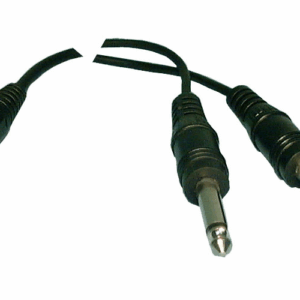 Audio Y Adaptor 1/8" Stereo F - 2 1/4" Mono M