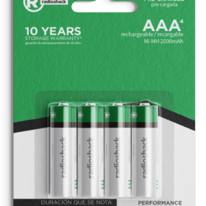 AAA Rechargeable Batteries – 4 Pack