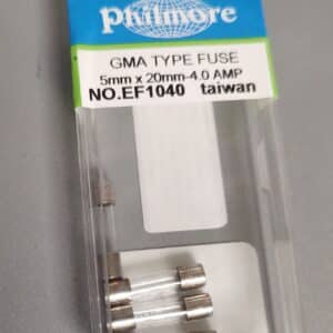 4.0A 250V Fast-Acting Glass Fuse – GMA Type 5x20mm