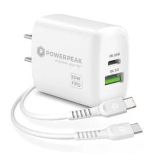 35W PD Wall Charger with 6 Ft Type C to C Cable