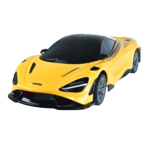 McLaren 765LT RC Car (1:18) – Authentic Replica, Full-Function Remote, 4.6 mph, 164 ft Range, 40-Min Playtime, Yellow - Taiyo