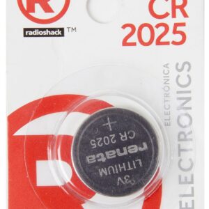 CR2025 3V Lithium Primary Coin Cell Battery - 1 Pack (Non Rechargeable)