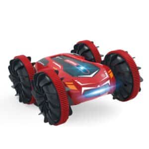 All-Terrain Amphibious 4WD RC Stunt Car – Red – 12 mph