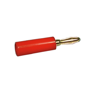 Gold-Plated Banana Plug Connector (2-Pack) – Red & Black