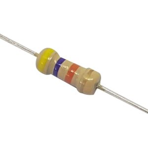 47K-Ohm 1/2-Watt 5% Carbon Film Resistor (5-Pack)