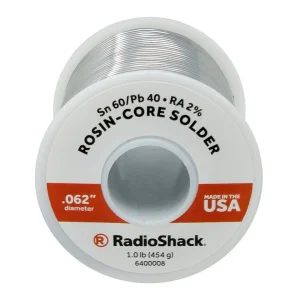 SNPb 60/40 Rosin-Core Solder – 0.062" Diameter, 1 lb
