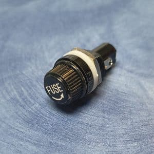 SCREW-CAP PANEL-MOUNT FUSE HOLDER 1-1/4x1/4"