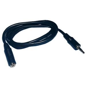 3.5mm 4-Conductor TRRS Male-to-Female Audio Extension Cable