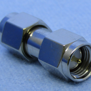 SMA Dual Male Connector Nickel-Plated Brass