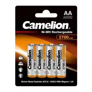 AA Ni-MH Rechargeable 2700mAh Batteries (4-Pack)