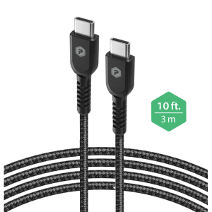 USB-C to USB-C Braided Charge and Sync Cable - 10' (Black)