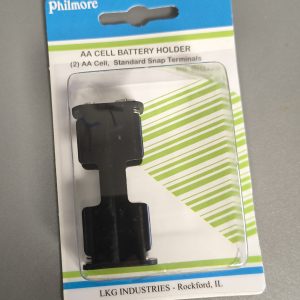 2 AA Battery Holder with 9V Snap Adapter
