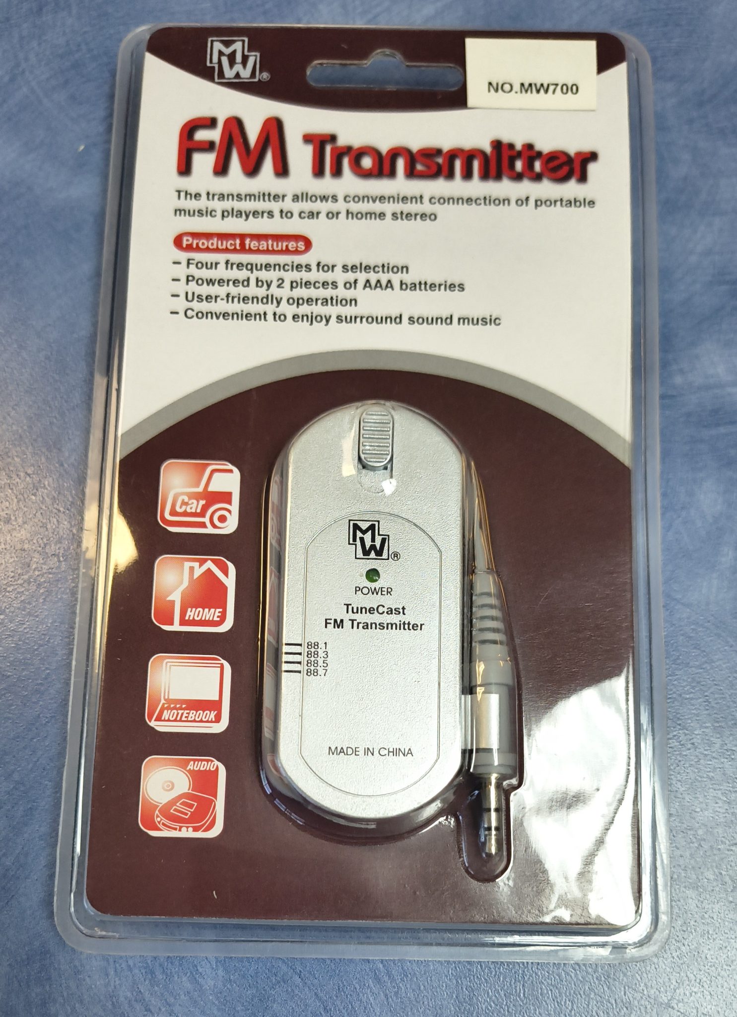 MP3 FM Broadcaster – Portable Audio Transmitter