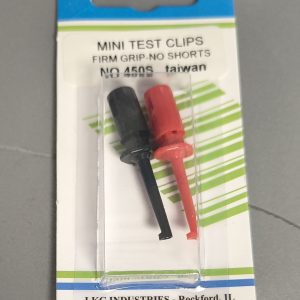 Insulated Hook-On Test Prods – 2 Pack (Red/Black)
