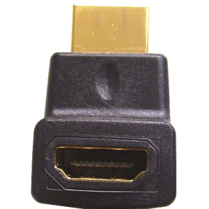 HDMI Adaptor Right Angle (up) Male to Female