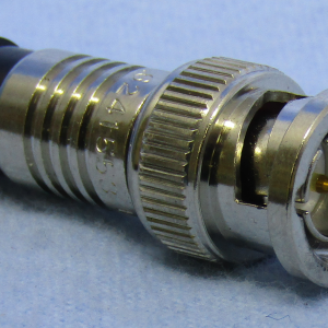Compression BNC Male Connector for RG6 – 2 Pack