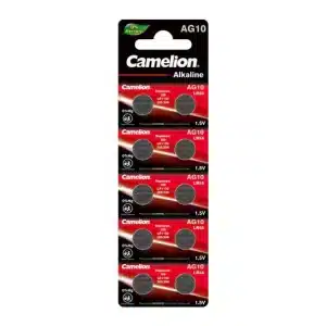 Camelion AG10 / 389 / LR1130 1.5V Button Cell Battery - 10pk