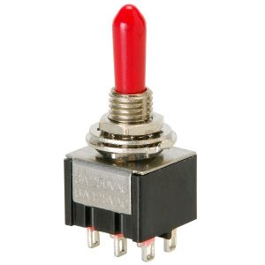 DPDT Mini Toggle Switch – On-Off-On (Center Off)