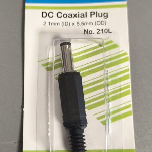 2.1mm x 5.5mm DC Power Plug – Size M