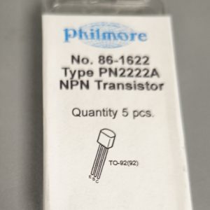 PN2222A NPN Transistor 5-Pack – TO-92 (86-1622)
