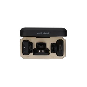 RadioShack Dual Wireless Lavalier Microphone System with Charging Case & 90m Range
