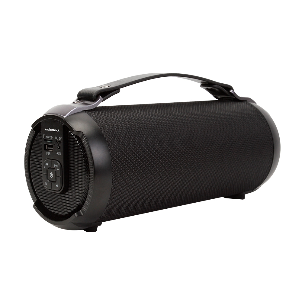 RadioShack 9W Bluetooth Speaker with FM Radio, TWS, AUX & USB – Rechargeable (Black, Blue, or Red)