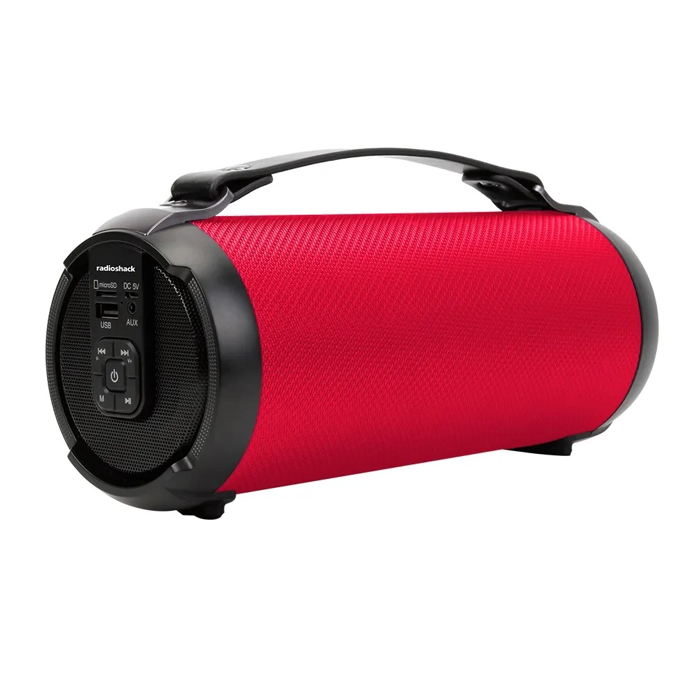 RadioShack 9W Bluetooth Speaker with FM Radio, TWS, AUX & USB – Rechargeable (Black, Blue, or Red) - Image 3