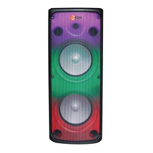 RadioShack Dual 10" Bluetooth Rechargeable Party Speaker – 3000W Portable PA System (Model 4001958)