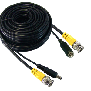50 ft BNC M/M + 2.1mm DC M/F CCTV Power/Video Combo Cable