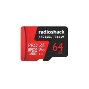 RadioShack Micro SD U3 V30 64GB Memory Card (SKU: 4401151)