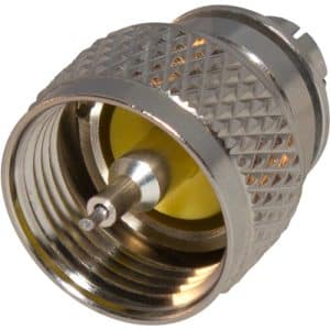 PL-259 Push-On UHF Male Connector for RG58, LMR195 & LMR200 Coax